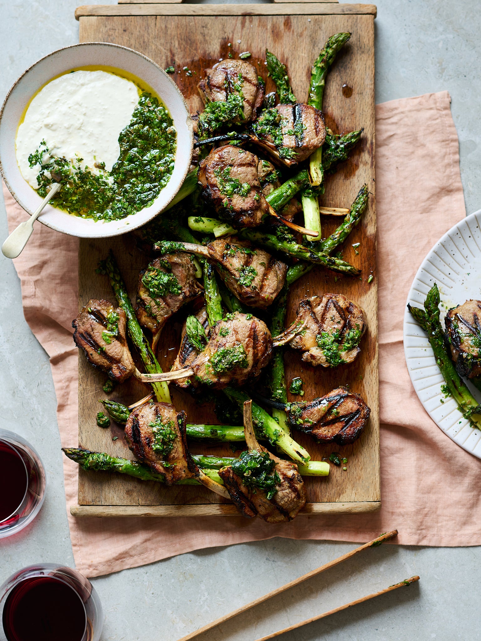 Little lamb cutlets, big flavours – plus a horseradish cream that steals the show