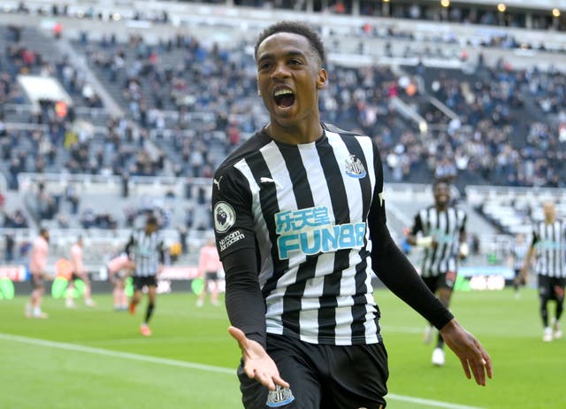 <p>Arsenal midfielder Joe Willock is joining Newcastle after a stunning loan spell last season (Stu Forster/PA)</p>