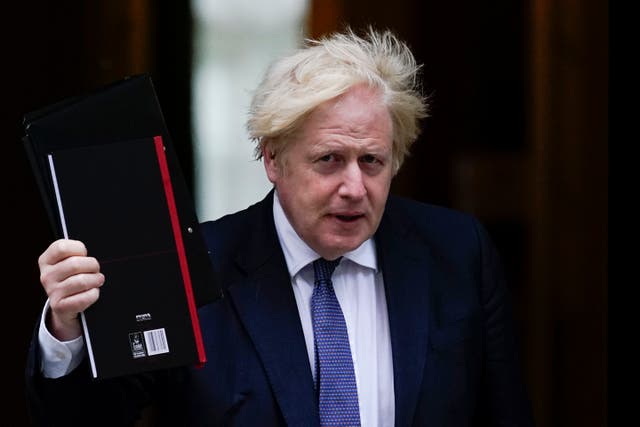 <p>The PM on his way to parliament last week </p>