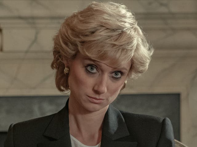 <p>Elizabeth Debicki as Princess Diana in ‘The Crown'</p>