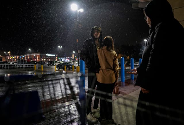 <p>Customers queue in hope of a PS5 </p>