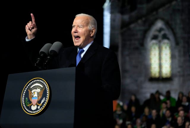 APTOPIX Ireland Biden