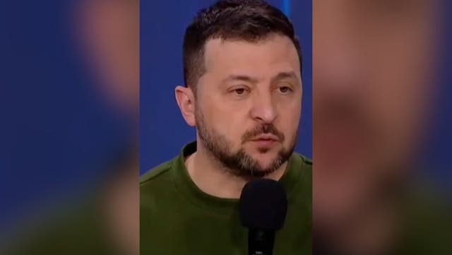 <p>Zelensky’s cheeky response when asked if he would answer call from Putin.</p>