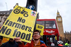 Farmers’ ‘tractor tax’ protest relocated because Trafalgar Square is not big enough 