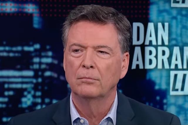 <p>Former FBI director James Comey</p>