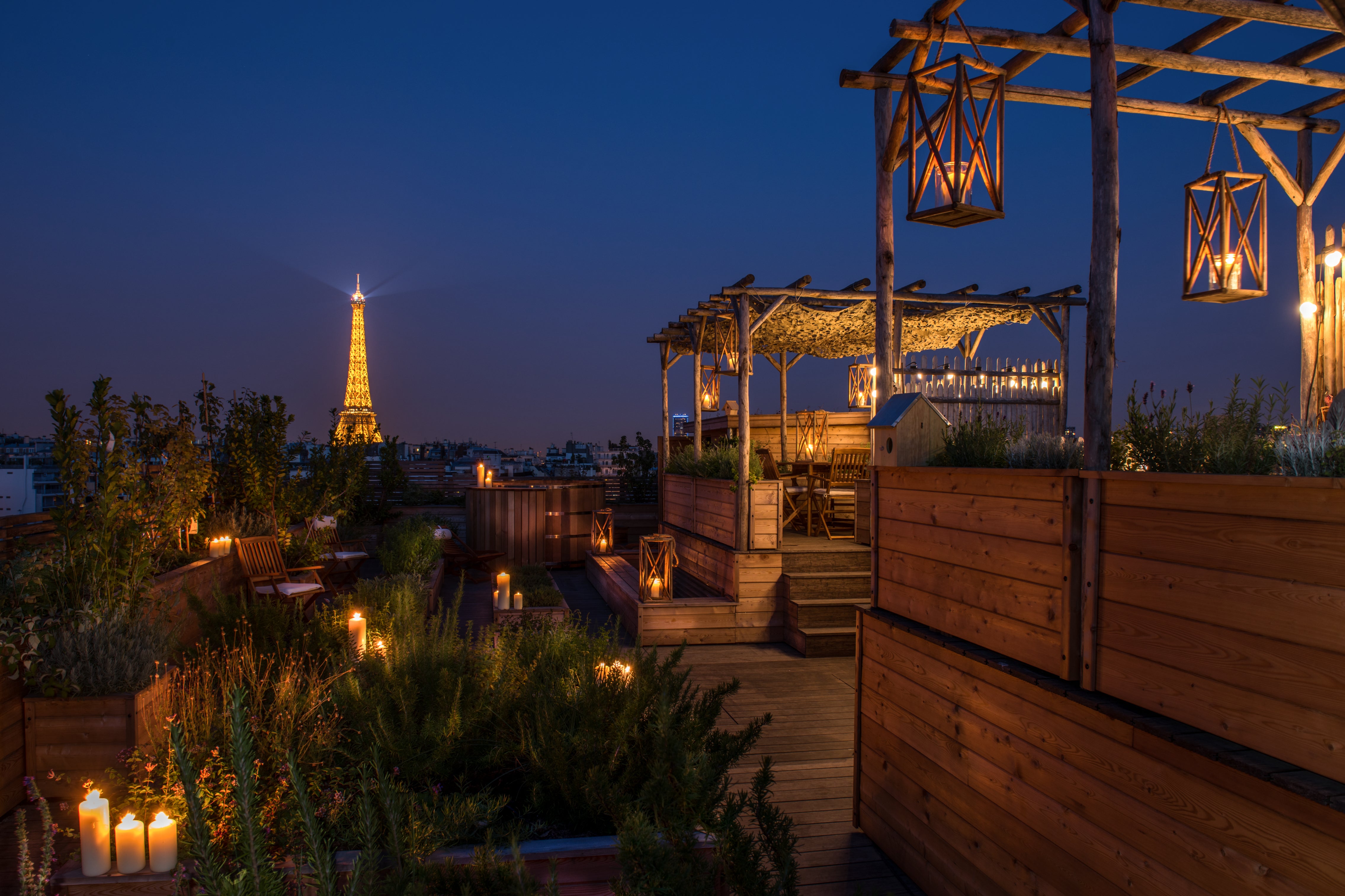 Brach’s rooftop has many things to enjoy, not least of all the exceptional views