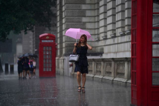 <p>The Met Office has warned of possible flooding and disruption after issuing a yellow thunderstorm warning</p>