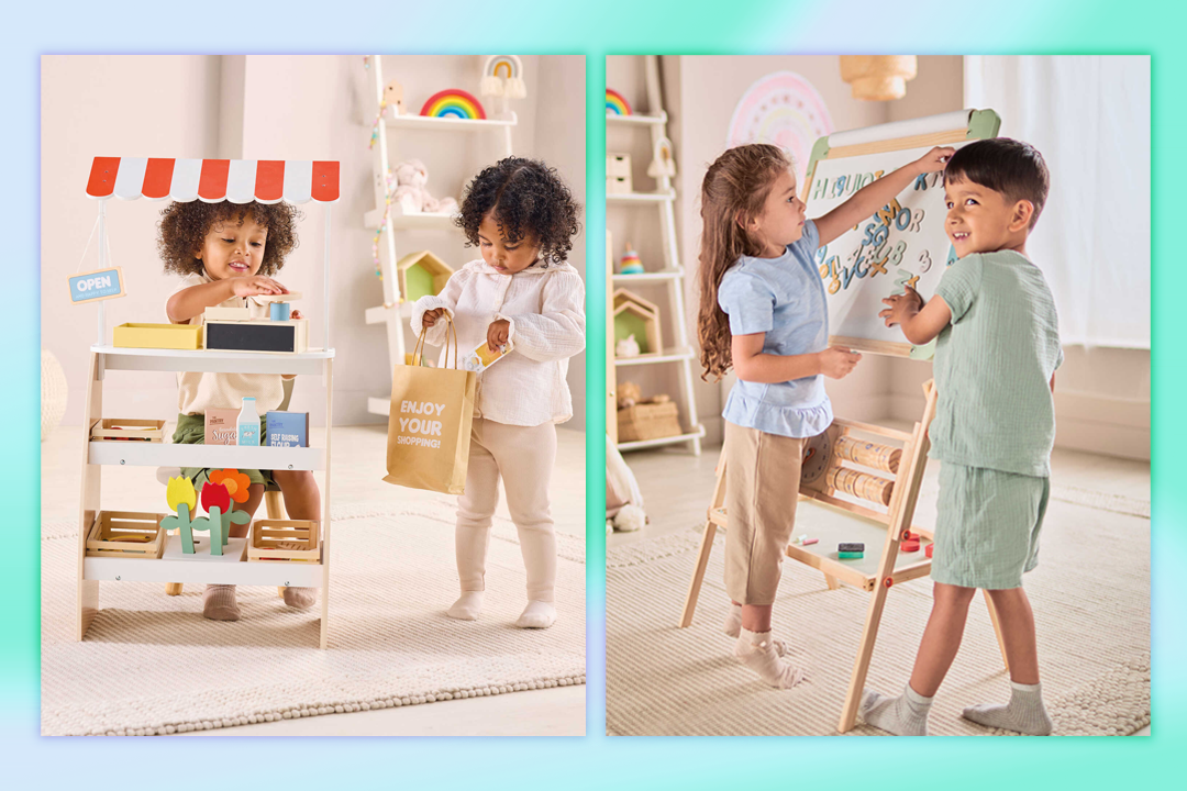 A whopping 50 wooden toys, games and puzzle have landed in the middle aisle this week