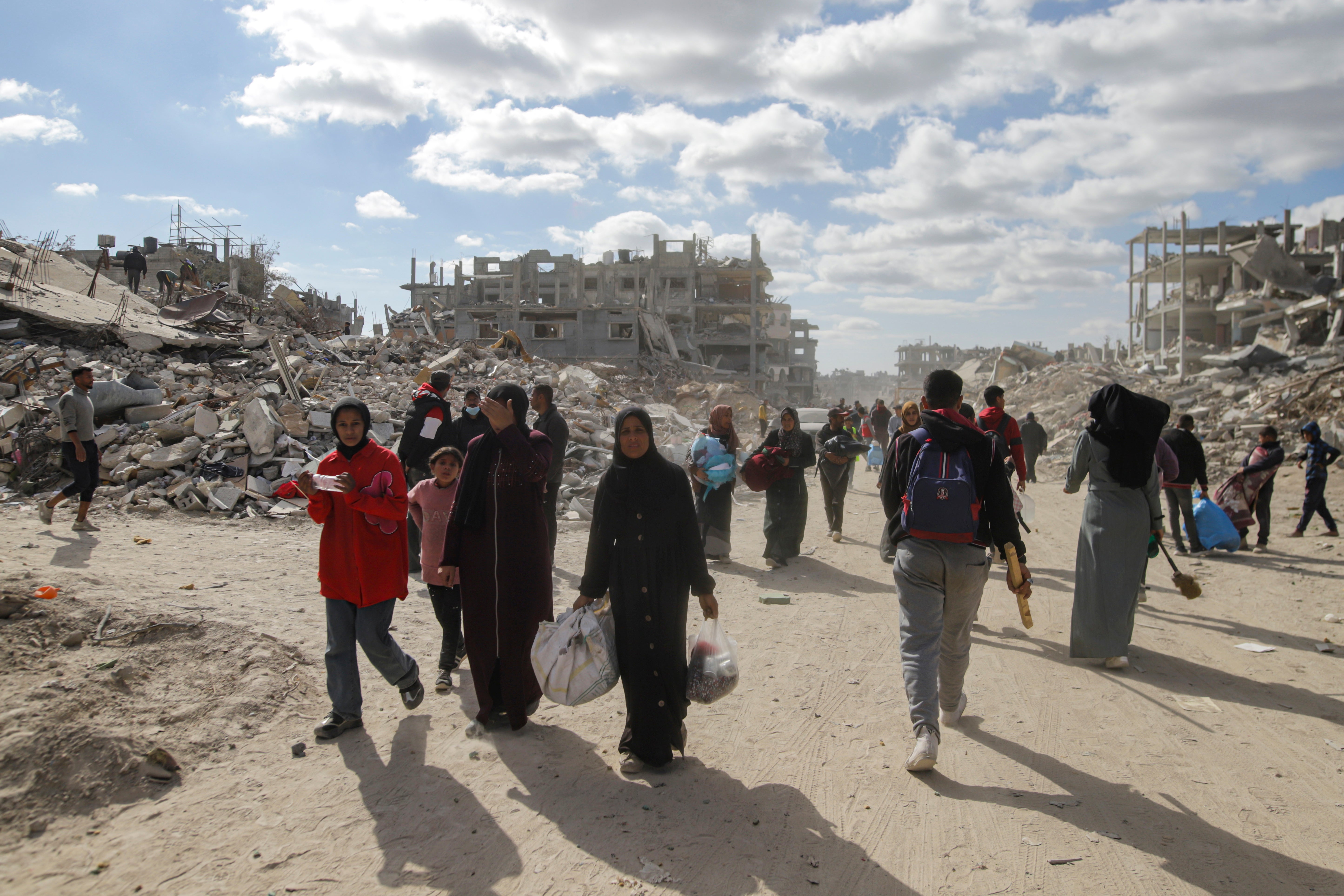 Israeli bombardment and ground operations have flattened wide swaths of Gaza and displaced around 90 per cent of its population of 2.3 million people