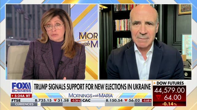 <p>Kremlin critic Bill Browder tells Maria Bartiromo that Trump's claim that Volodymyr Zelensky only has a 4 percent approval rating "comes out of thin air." </p>