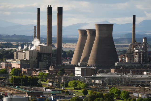 Ministers at both Holyrood and Westminster are ‘failing’ workers at the Grangemouth oil refinery, a leading trade unionist has claimed (Andrew Milligan/PA)