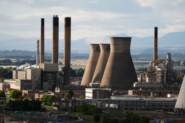 New money announced by PM Sir Keir Starmer to help develop a new future for the Grangmouth refinery must be ‘used correctly’, a leading trade unionists has warned. (Andrew Milligan/PA)