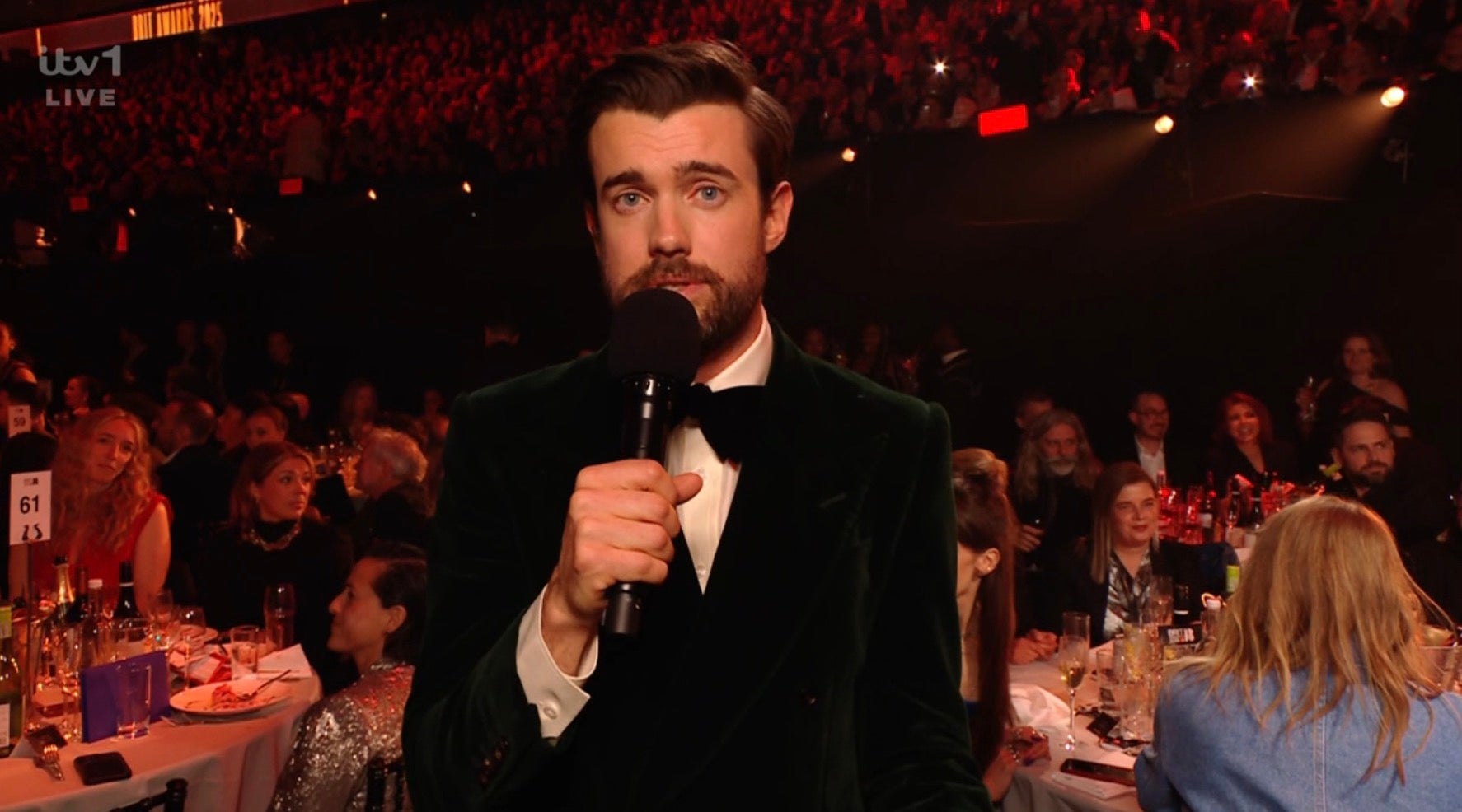 Jack Whitehall hosting the 2025 Brit Awards