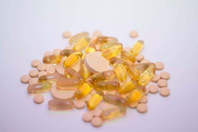 Women are also spending an average £147 each year on supplements (PA)