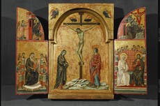 All that glitters is gold in the National Gallery’s exhibit on late medieval art in Siena