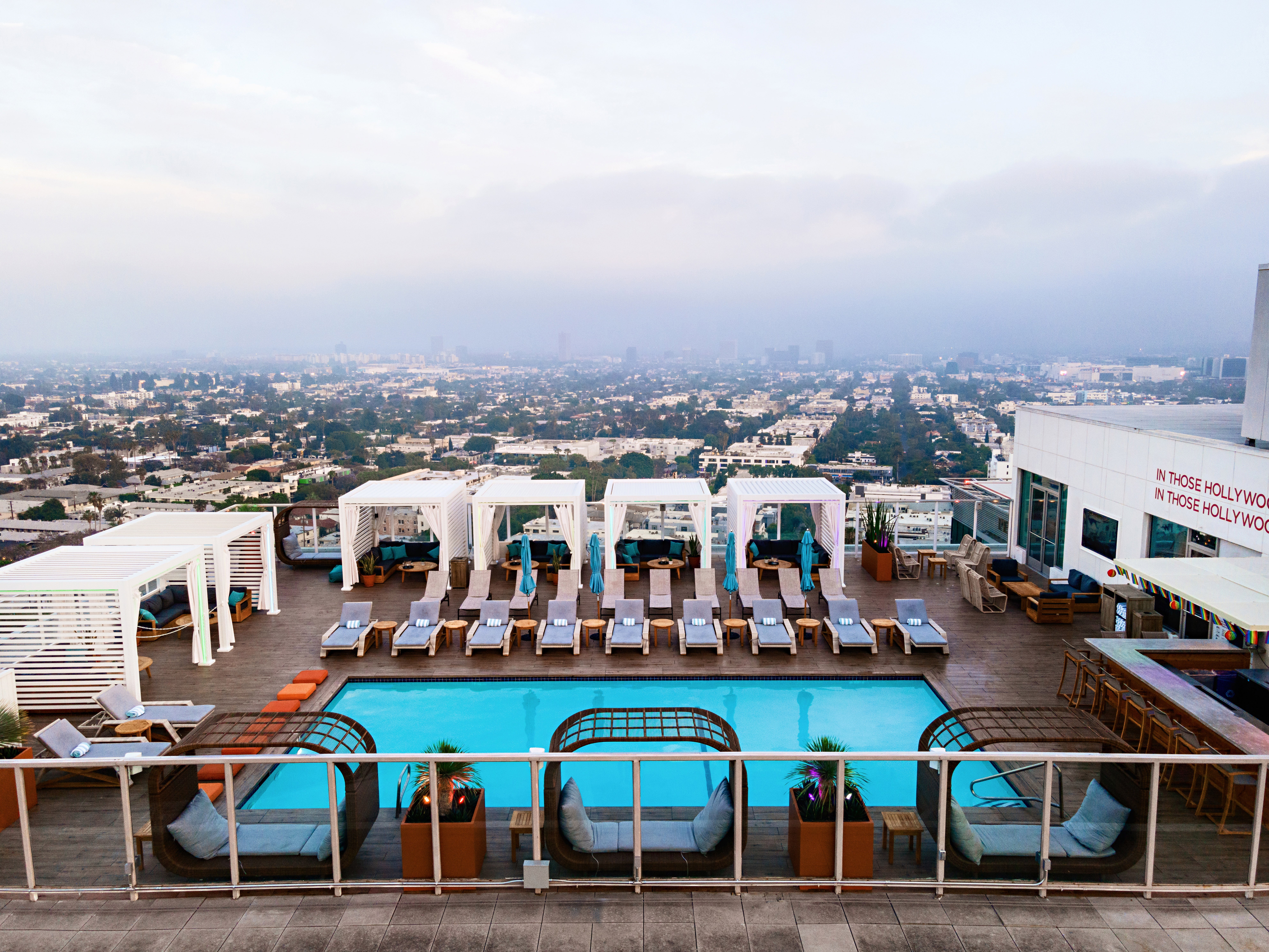 Despite its rock-and-roll past, you can find peace and tranquility here at Andaz’s poolside