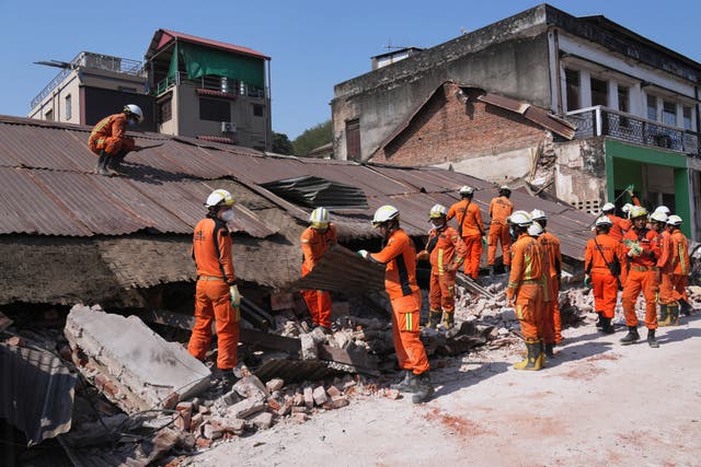 <p>Myanmar Southeast Asia Earthquake</p>