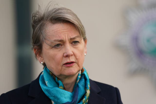 <p>Home secretary Yvette Cooper</p>