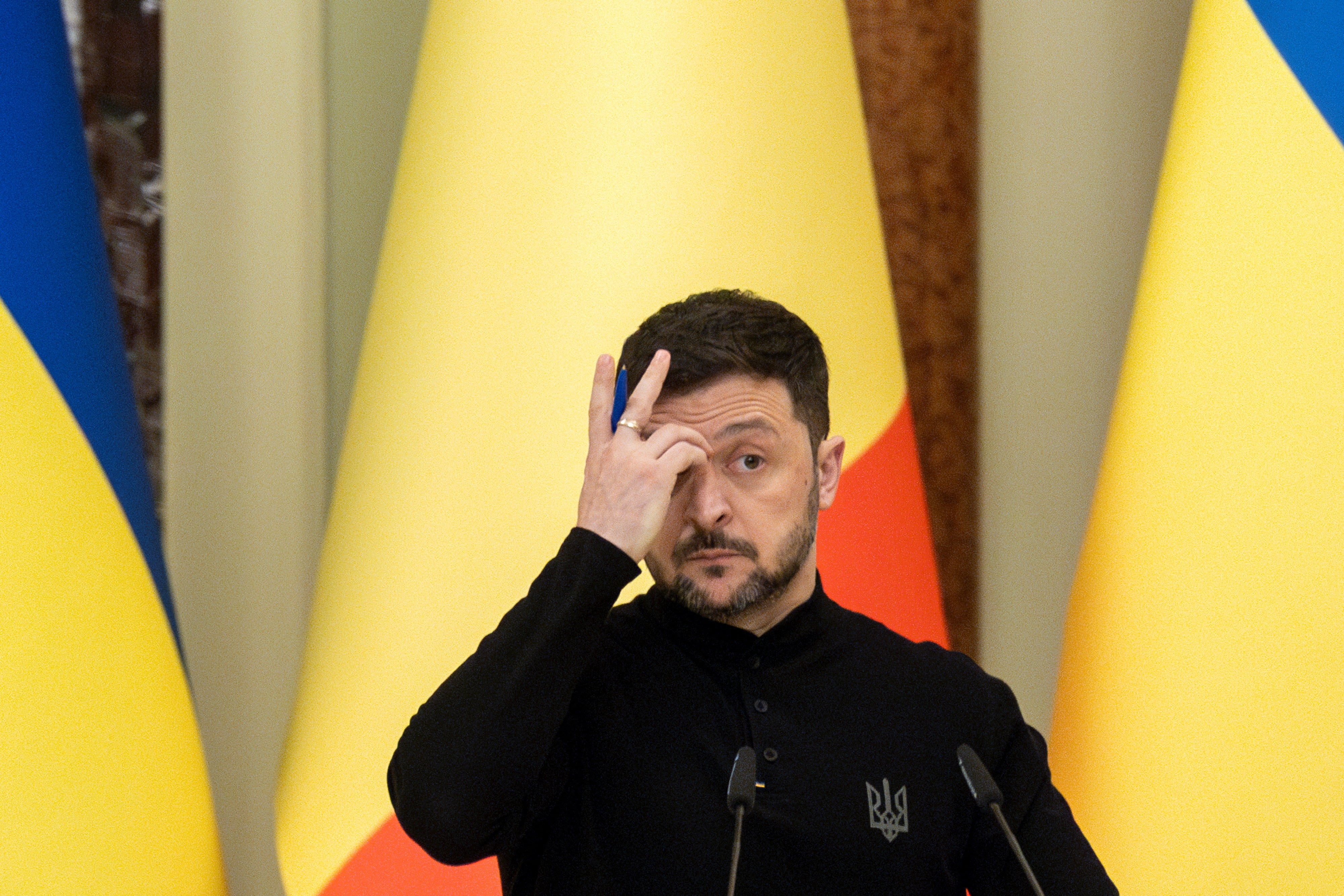 Zelensky discussed the capture of Chinese citizens during a press conference alongside Belgian PM Bart de Wever