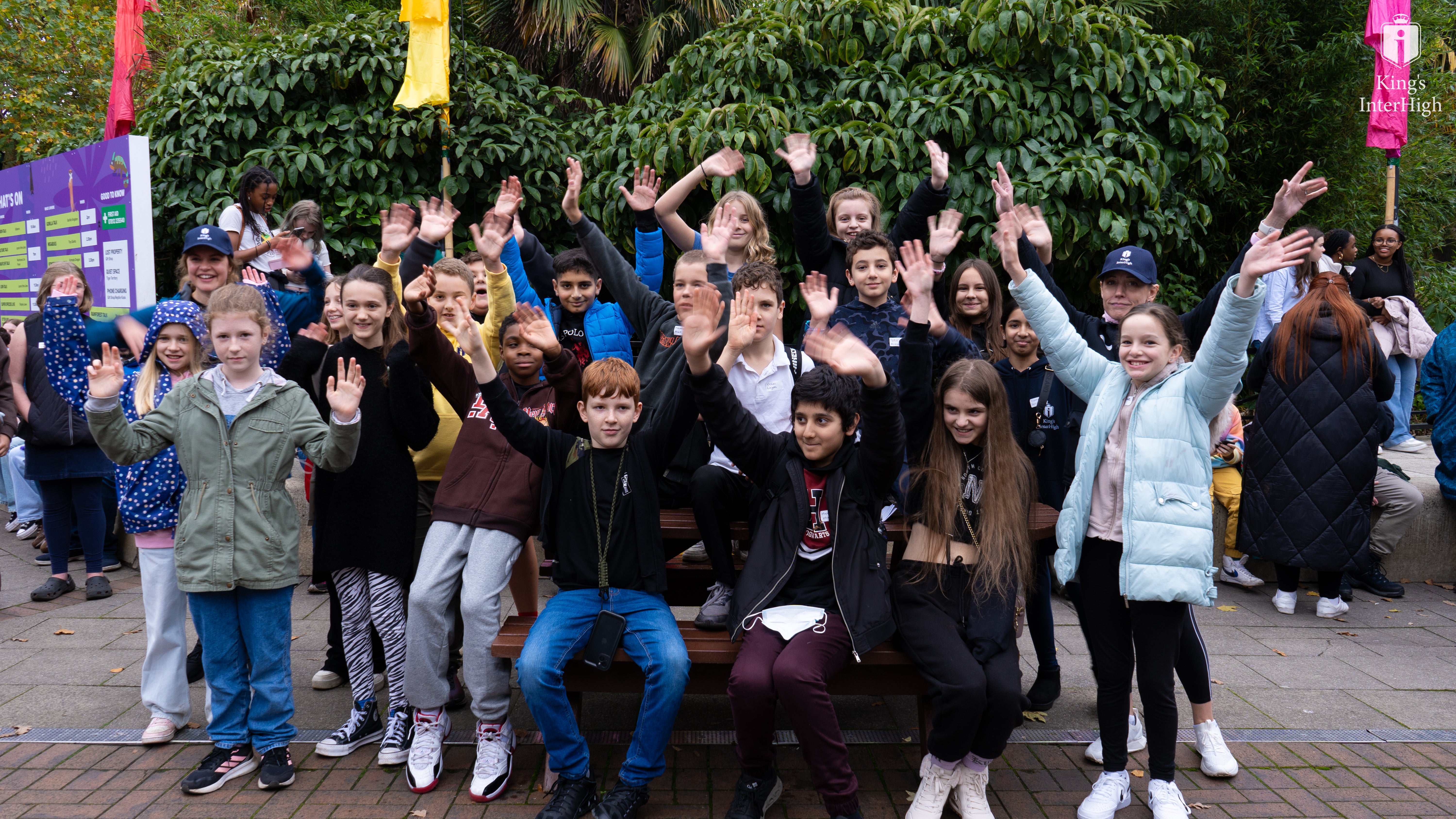King’s InterHigh pupils meet offline while attending a school trip