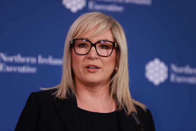 The First Minister of Northern Ireland said she had been privileged to attend the Pope’s funeral on Saturday (Liam McBurney/PA)