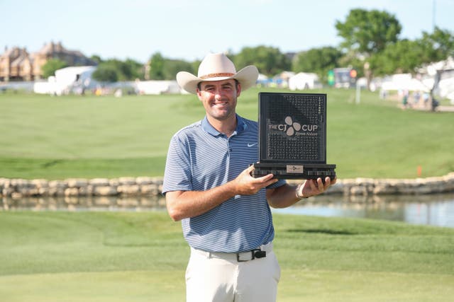 <p>Scottie Scheffler was in dominant form as he secured a wire-to-wire win</p>