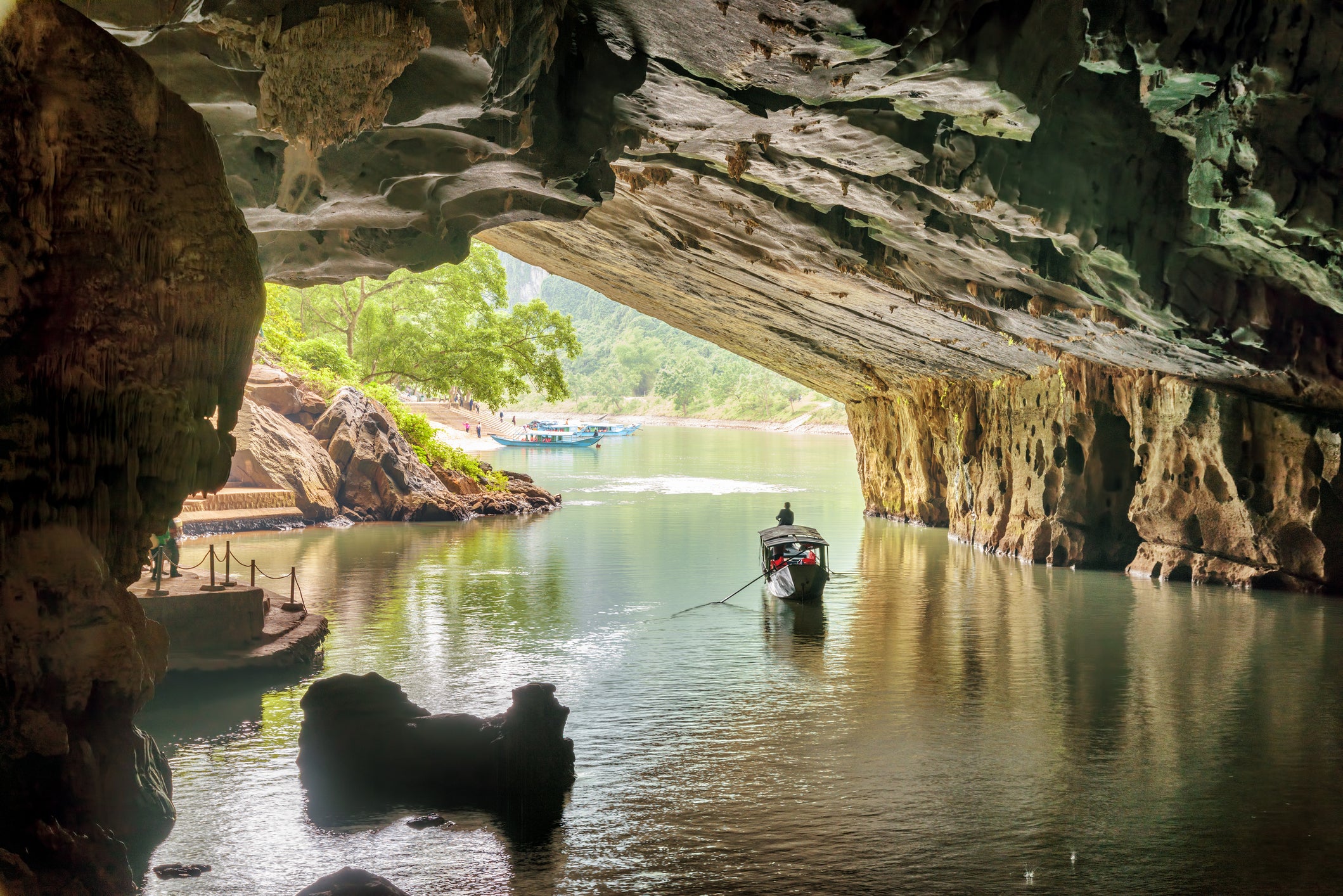 Ke Bang National Park is home to a vast cave network