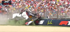 F1 Imola GP LIVE: Yuki Tsunoda suffers massive crash at start of qualifying