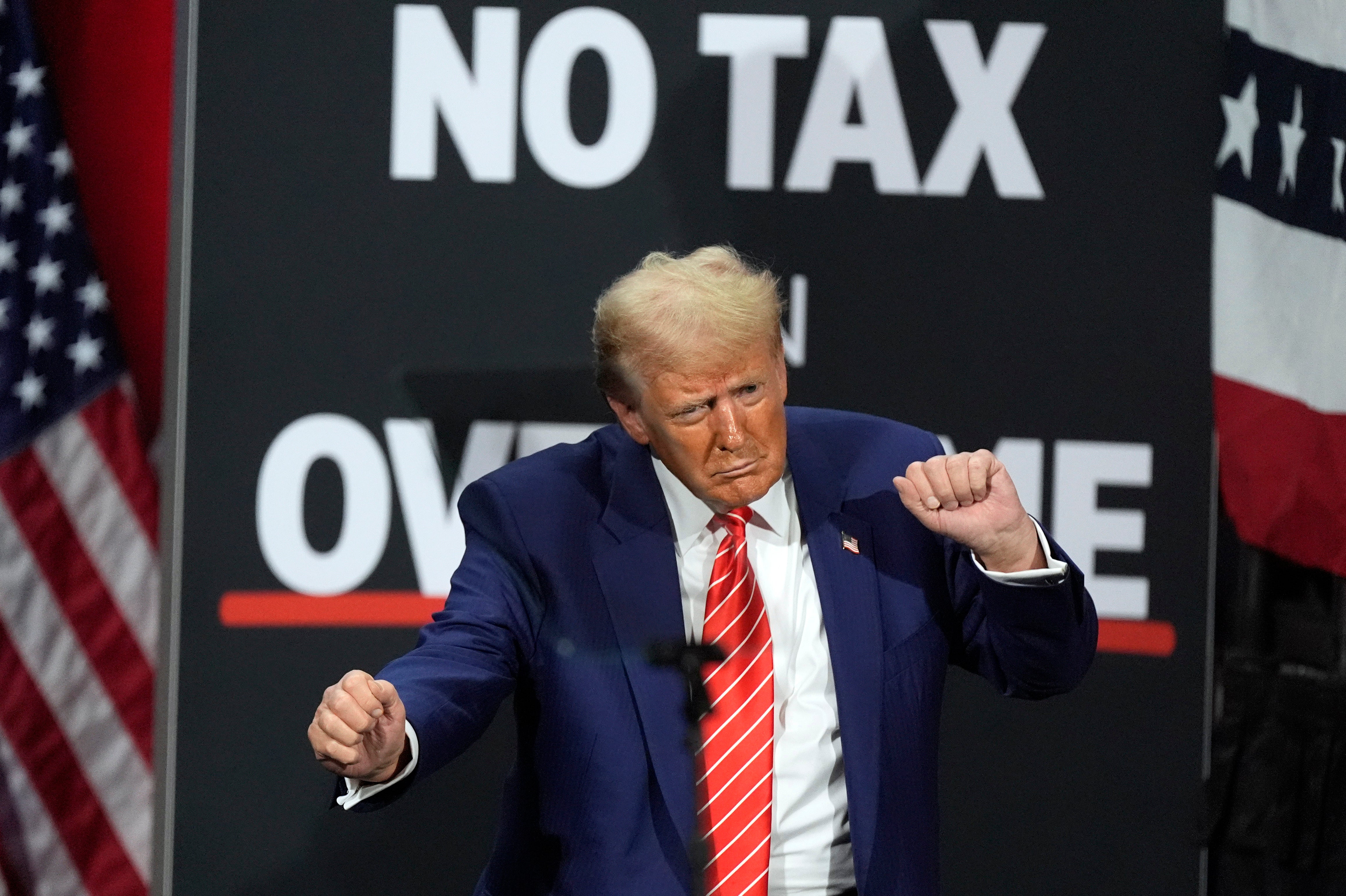 President Donald Trump has gone after several celebrities Monday for their support of Kamala Harris during the campaign season.