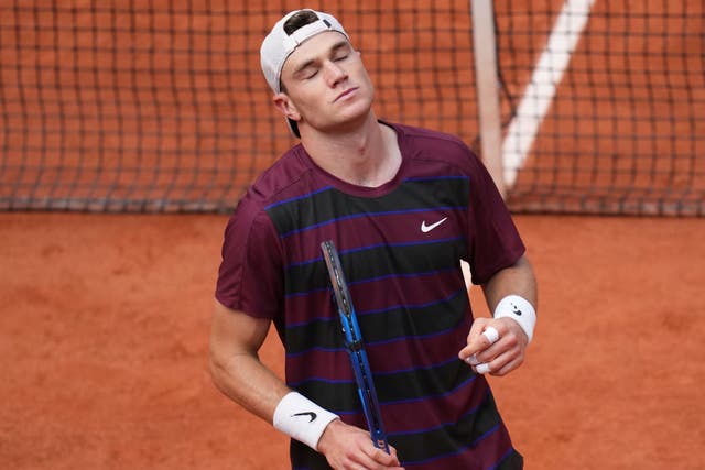 <p>Jack Draper has crashed out of the French Open</p>