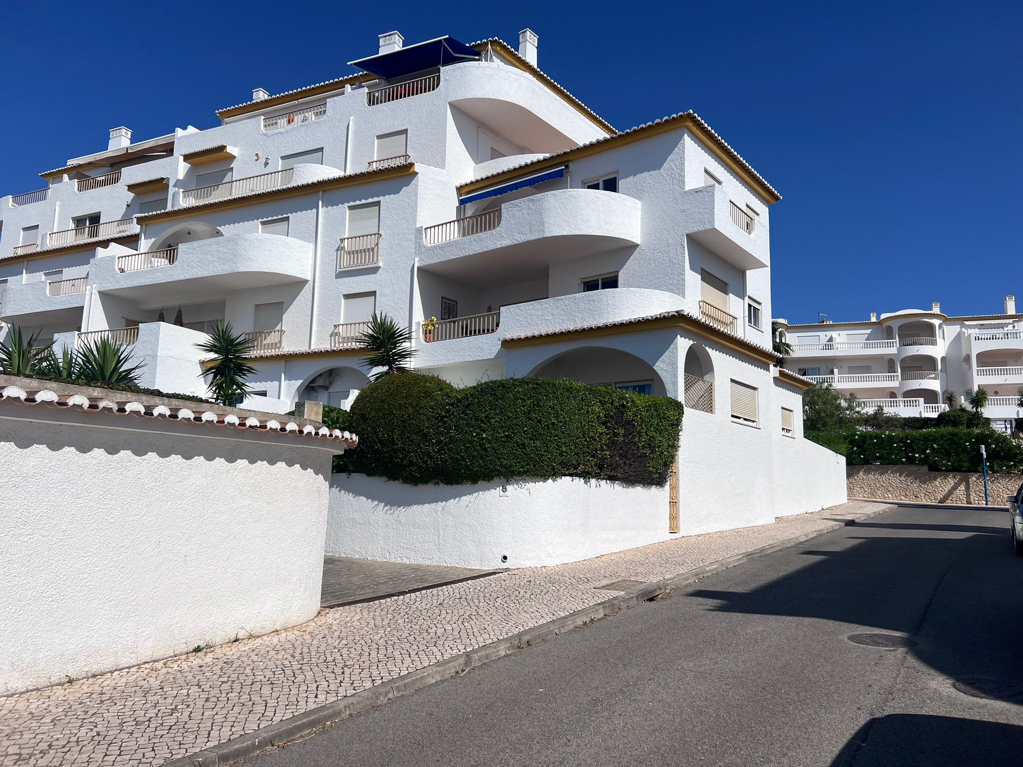 Madeleine went missing from this apartment block at the Ocean Club